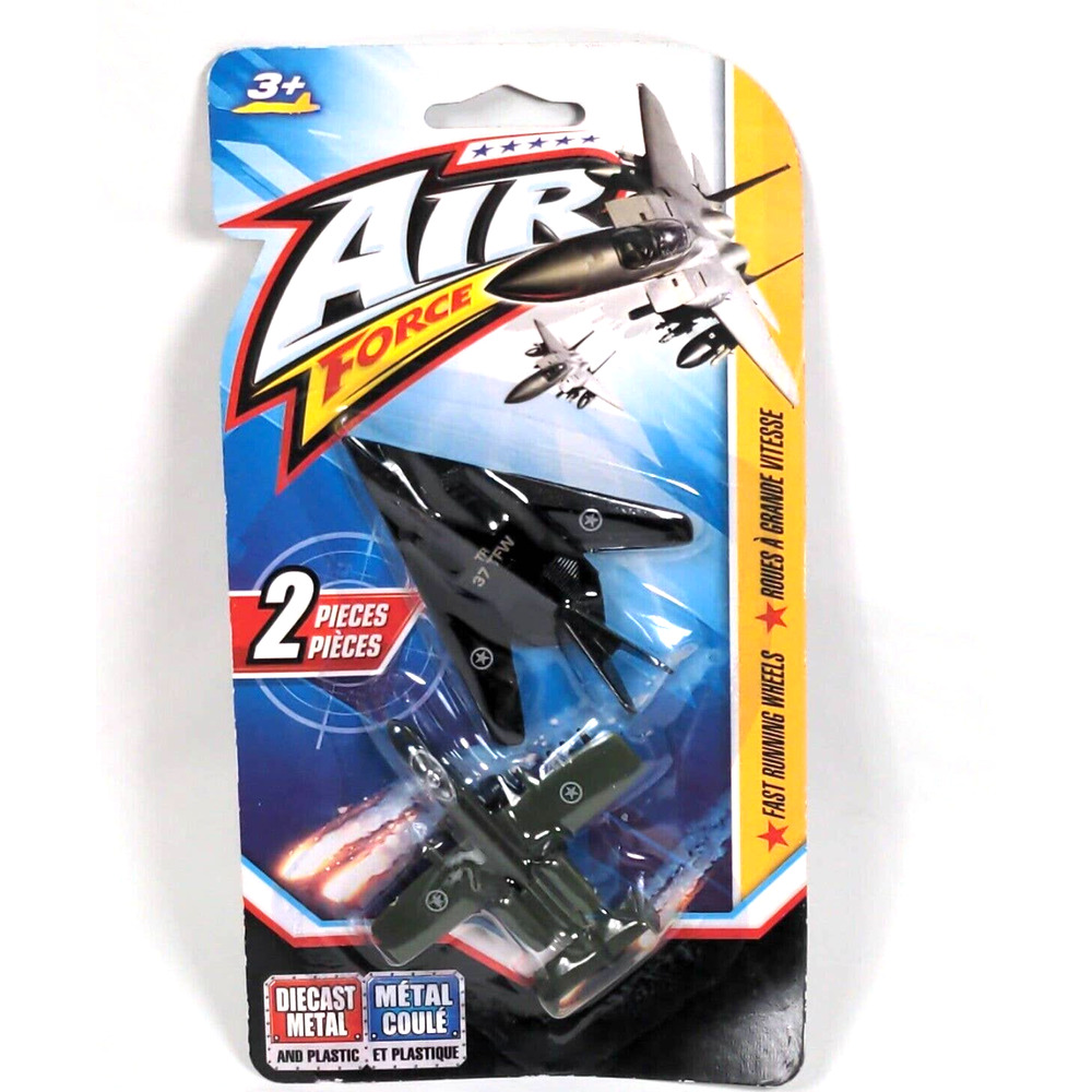 Vintage AIR FORCE JET 2 Piece Set Diecast NEW